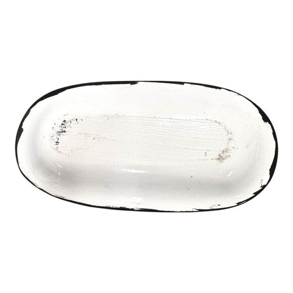 Hand-Painted Floral Serving Platter By Paula 95 Boho Chic Cottage Core Easter - Picture 8 of 9